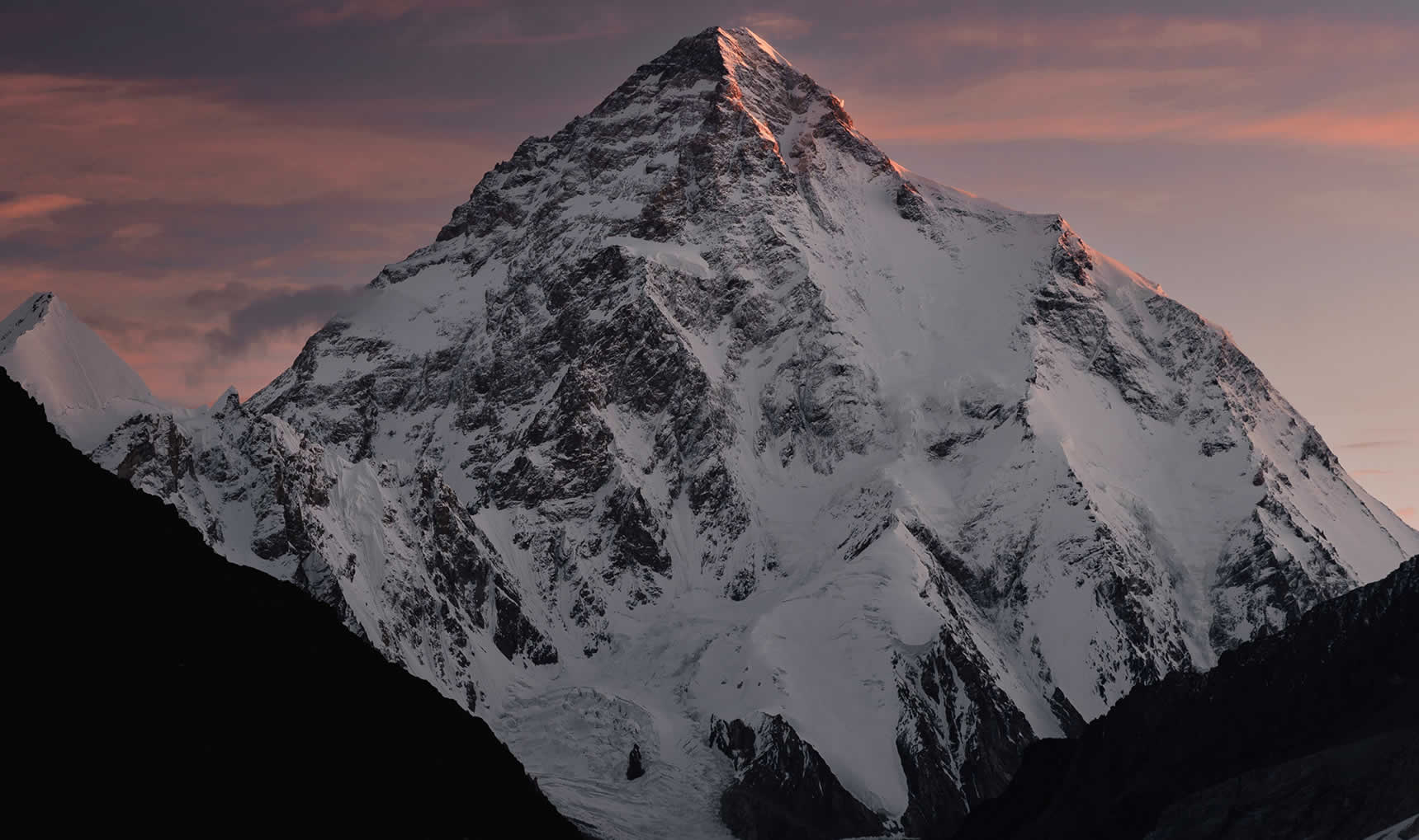 K2 Peak view from base camp